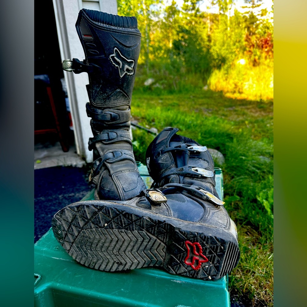 Fox Racing dirt bike boots